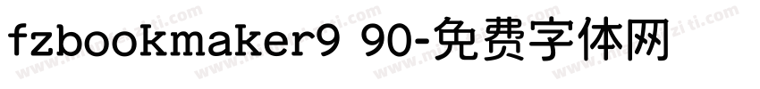 fzbookmaker9 90字体转换